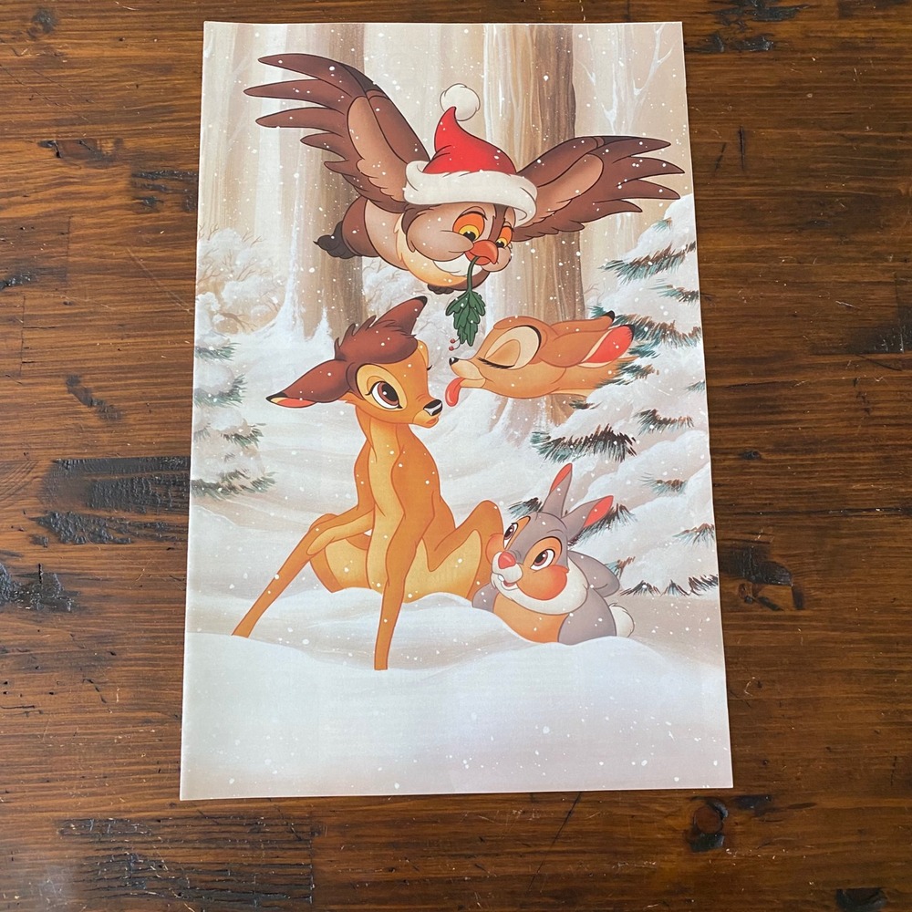 VTG 1995 Disney Eyes & Ears Newsletter Bambi Holiday Cover Animal Kingdom News